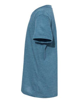 Bella + Canvas 3001Y Youth Jersey T-Shirt #color_HEATHR DEEP TEAL