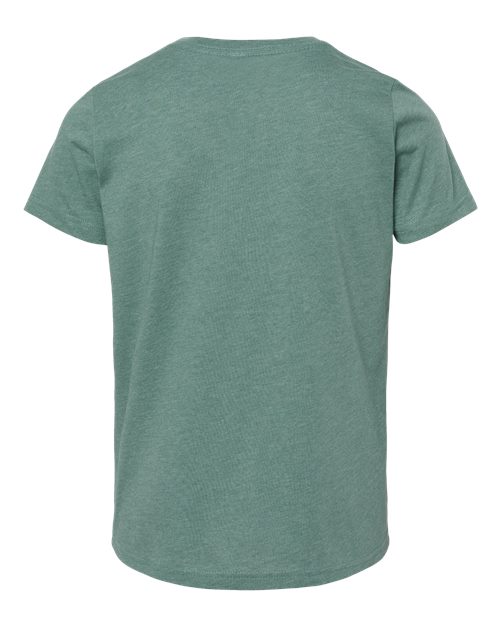 Bella + Canvas 3001Y Youth Jersey T-Shirt #color_HTHR DUSTY BLUE