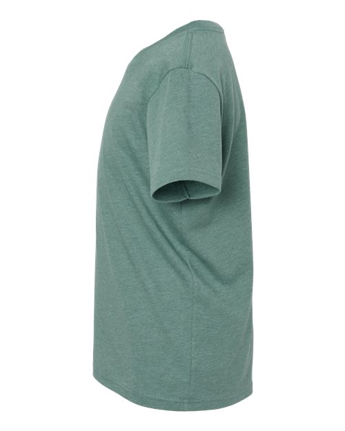 Bella + Canvas 3001Y Youth Jersey T-Shirt #color_HTHR DUSTY BLUE