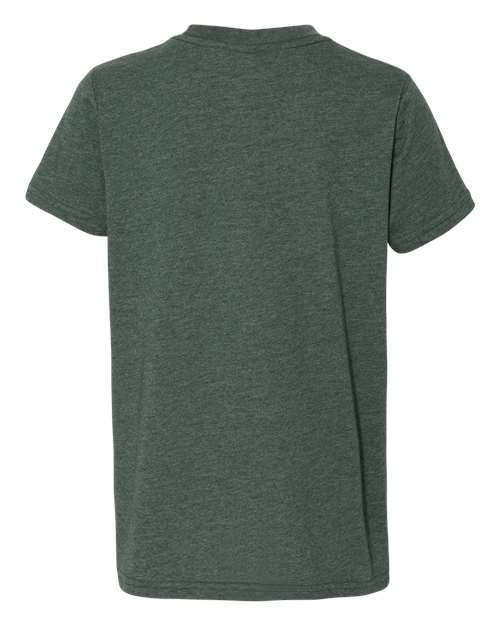 Bella + Canvas 3001Y Youth Jersey T-Shirt #color_HEATHER FOREST