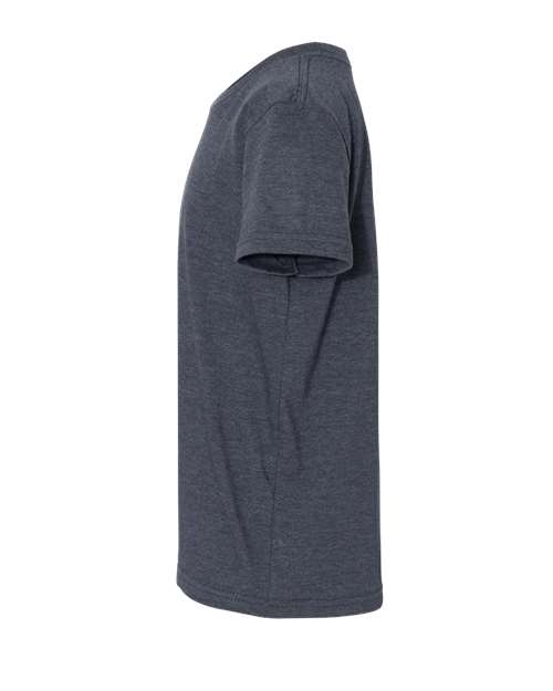 Bella + Canvas 3001Y Youth Jersey T-Shirt #color_HEATHER NAVY