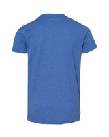 Bella + Canvas 3001Y Youth Jersey T-Shirt #color_HEATHER TRU ROYL