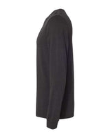 Bella + Canvas 3501 Unisex Jersey Long-Sleeve T-Shirt #color_BLACK HEATHER