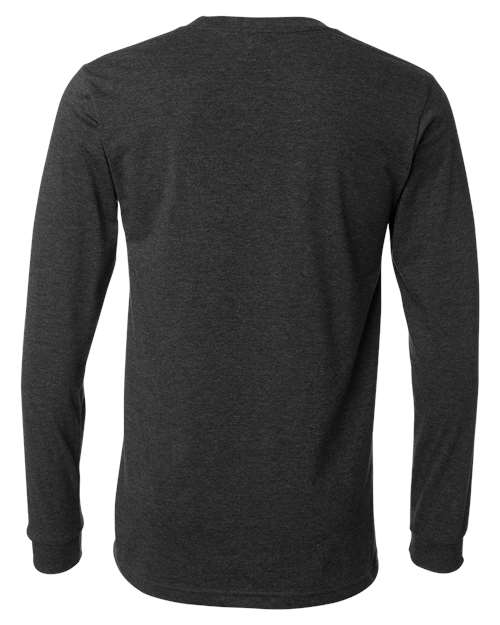 Bella + Canvas 3501 Unisex Jersey Long-Sleeve T-Shirt #color_DRK GREY HEATHER