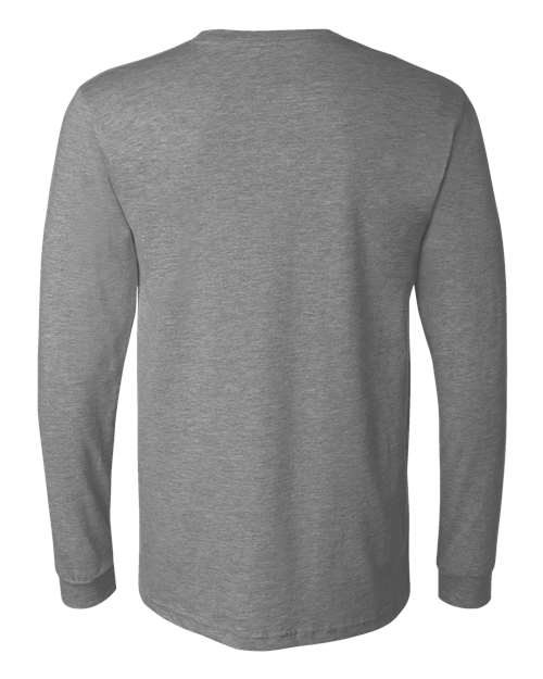 Bella + Canvas 3501 Unisex Jersey Long-Sleeve T-Shirt #color_DEEP HEATHER