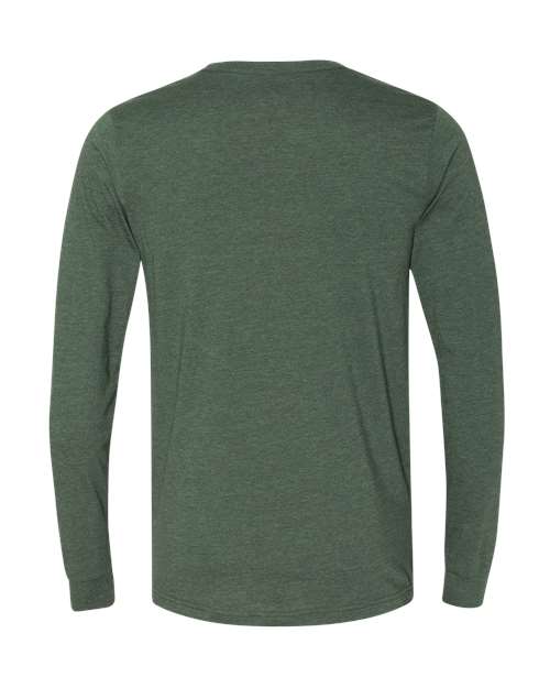 Bella + Canvas 3501 Unisex Jersey Long-Sleeve T-Shirt #color_HEATHER FOREST