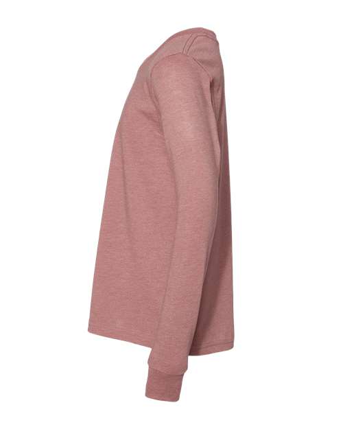 Bella + Canvas 3501 Unisex Jersey Long-Sleeve T-Shirt #color_HEATHER MAUVE