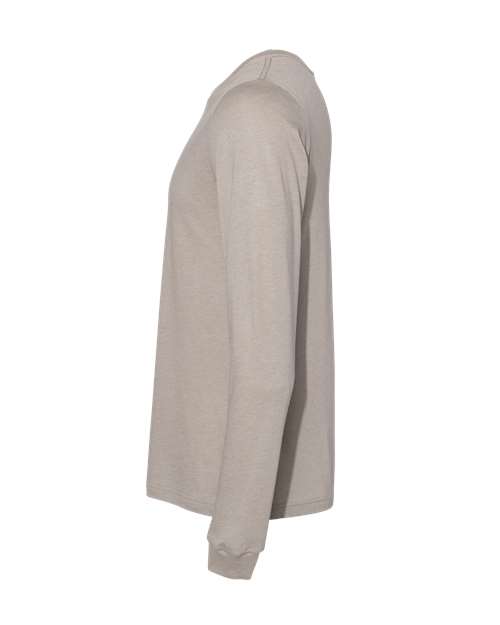 Bella + Canvas 3501 Unisex Jersey Long-Sleeve T-Shirt #color_HEATHER STONE