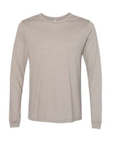 Bella + Canvas 3501 Unisex Jersey Long-Sleeve T-Shirt #color_HEATHER STONE