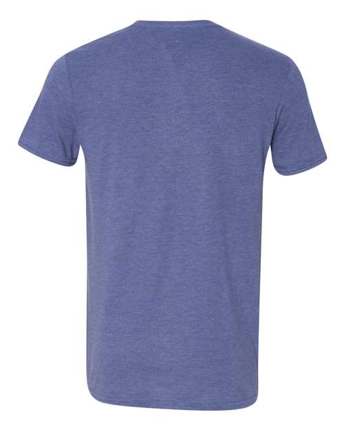 Anvil 6750 Adult Triblend T-Shirt #color_HEATHER BLUE