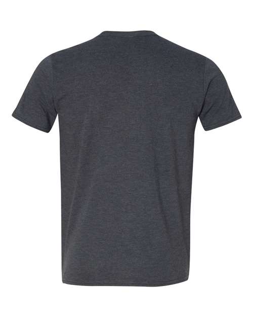 Anvil 6750 Adult Triblend T-Shirt #color_HEATHER DK GREY