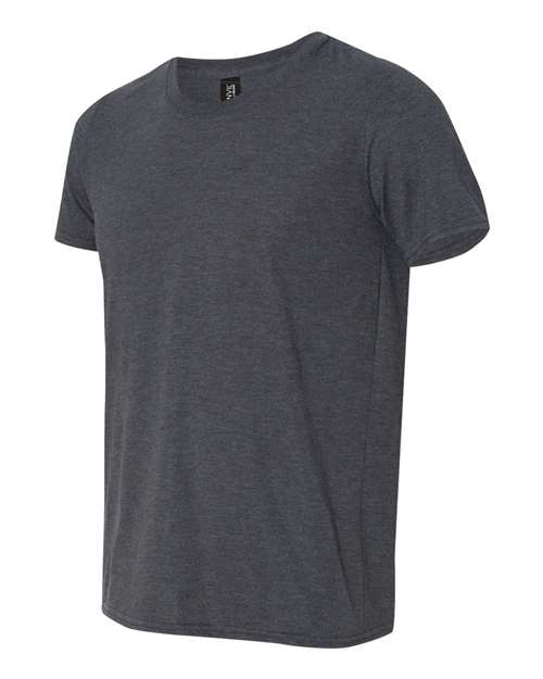 Anvil 6750 Adult Triblend T-Shirt #color_HEATHER DK GREY