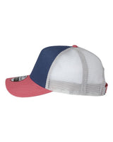 Imperial 1287 North Country Trucker Cap #color_Royal/ Nantucket/ Grey