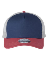 Imperial 1287 North Country Trucker Cap #color_Royal/ Nantucket/ Grey