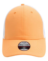 Imperial X210SM The Original Sport Mesh Cap #color_Melon Orange/ White