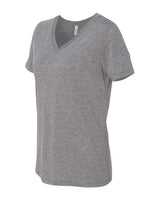 Bella + Canvas 6405 Ladies' Relaxed Jersey V-Neck T-Shirt #color_GREY TRIBLEND