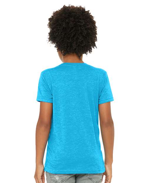 Bella + Canvas 3001Y Youth Jersey T-Shirt #color_NEON BLUE