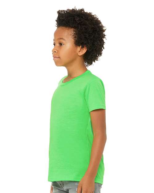 Bella + Canvas 3001Y Youth Jersey T-Shirt #color_NEON GREEN