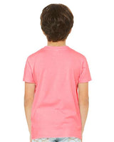Bella + Canvas 3001Y Youth Jersey T-Shirt #color_NEON PINK