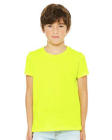 Bella + Canvas 3001Y Youth Jersey T-Shirt #color_NEON YELLOW