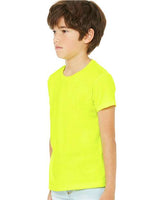 Bella + Canvas 3001Y Youth Jersey T-Shirt #color_NEON YELLOW