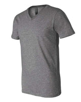 Bella + Canvas 3005 Unisex Jersey Short-Sleeve V-Neck T-Shirt #color_DEEP HEATHER