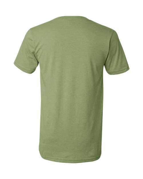 Bella + Canvas 3005 Unisex Jersey Short-Sleeve V-Neck T-Shirt #color_HEATHER GREEN