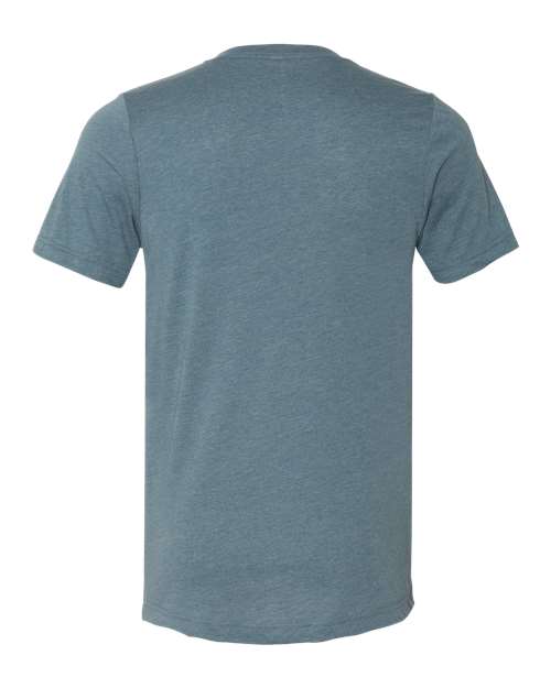 Bella + Canvas 3005 Unisex Jersey Short-Sleeve V-Neck T-Shirt #color_HEATHER SLATE