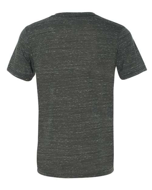 Bella + Canvas 3005 Unisex Jersey Short-Sleeve V-Neck T-Shirt #color_CHARCOAL MARBLE