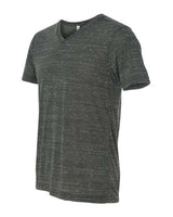 Bella + Canvas 3005 Unisex Jersey Short-Sleeve V-Neck T-Shirt #color_CHARCOAL MARBLE