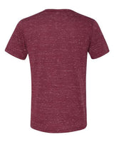 Bella + Canvas 3005 Unisex Jersey Short-Sleeve V-Neck T-Shirt #color_MAROON MARBLE
