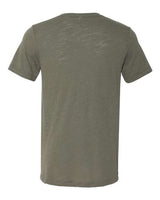 Bella + Canvas 3005 Unisex Jersey Short-Sleeve V-Neck T-Shirt #color_OLIVE SLUB
