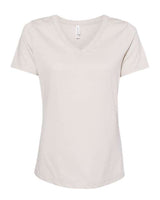 Bella + Canvas 6405 Ladies' Relaxed Jersey V-Neck T-Shirt #color_HEATHER DUST