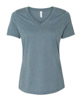 Bella + Canvas 6405 Ladies' Relaxed Jersey V-Neck T-Shirt #color_HEATHER SLATE
