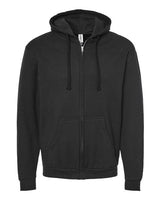 Tultex 331 Full-Zip Hooded Sweatshirt #color_Black