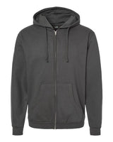 Tultex 331 Full-Zip Hooded Sweatshirt #color_Charcoal