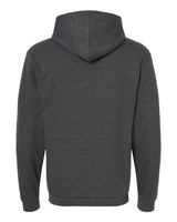 Tultex 331 Full-Zip Hooded Sweatshirt #color_Heather Charcoal