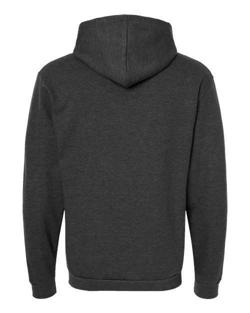 Tultex 331 Full-Zip Hooded Sweatshirt #color_Heather Graphite