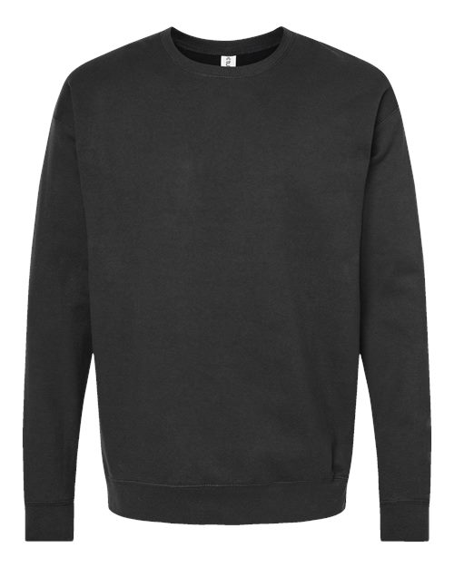 Tultex 340 Fleece Crewneck Sweatshirt #color_Black