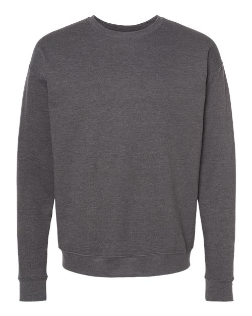 Tultex 340 Fleece Crewneck Sweatshirt #color_Heather Charcoal
