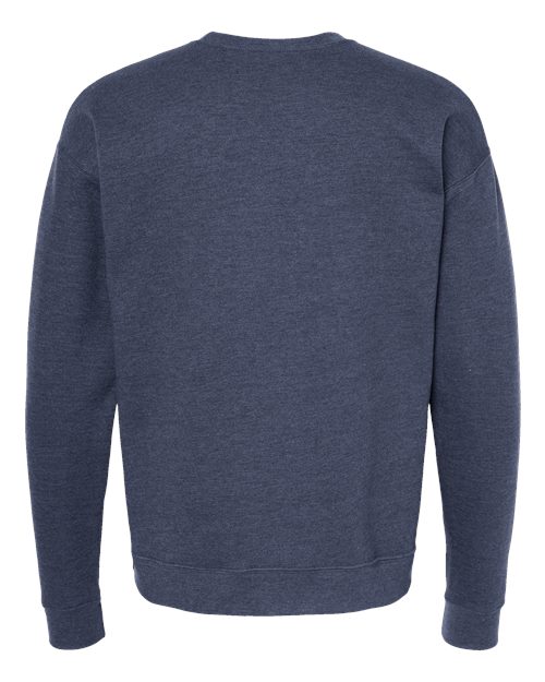 Tultex 340 Fleece Crewneck Sweatshirt #color_Heather Denim