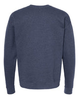 Tultex 340 Fleece Crewneck Sweatshirt #color_Heather Denim