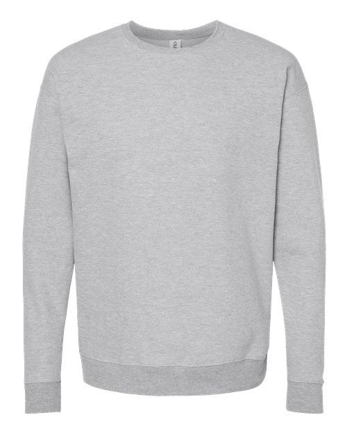 Tultex 340 Fleece Crewneck Sweatshirt #color_Heather Grey