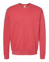 Tultex 340 Fleece Crewneck Sweatshirt #color_Heather Red