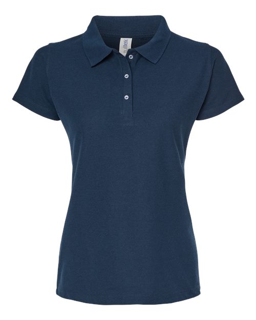 Tultex 401 Women's 50/50 Sport Pique Polo #color_Navy
