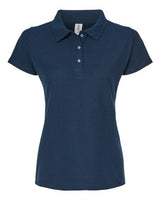 Tultex 401 Women's 50/50 Sport Pique Polo #color_Navy