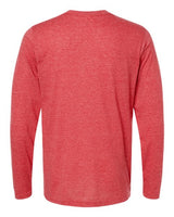 Tultex 242 Poly-Rich Long Sleeve T-Shirt #color_Heather Red