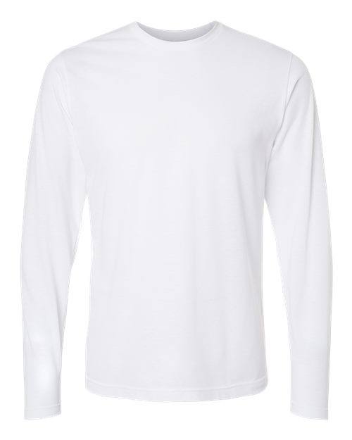 Tultex 242 Poly-Rich Long Sleeve T-Shirt #color_White
