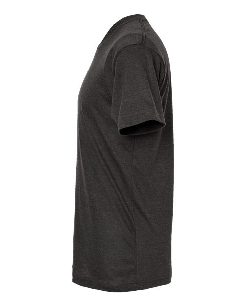 Tultex 207 Poly-Rich V-Neck T-Shirt #color_Heather Graphite