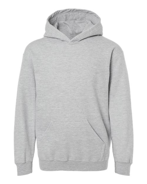 Tultex 320Y Youth Hooded Sweatshirt #color_Heather Grey